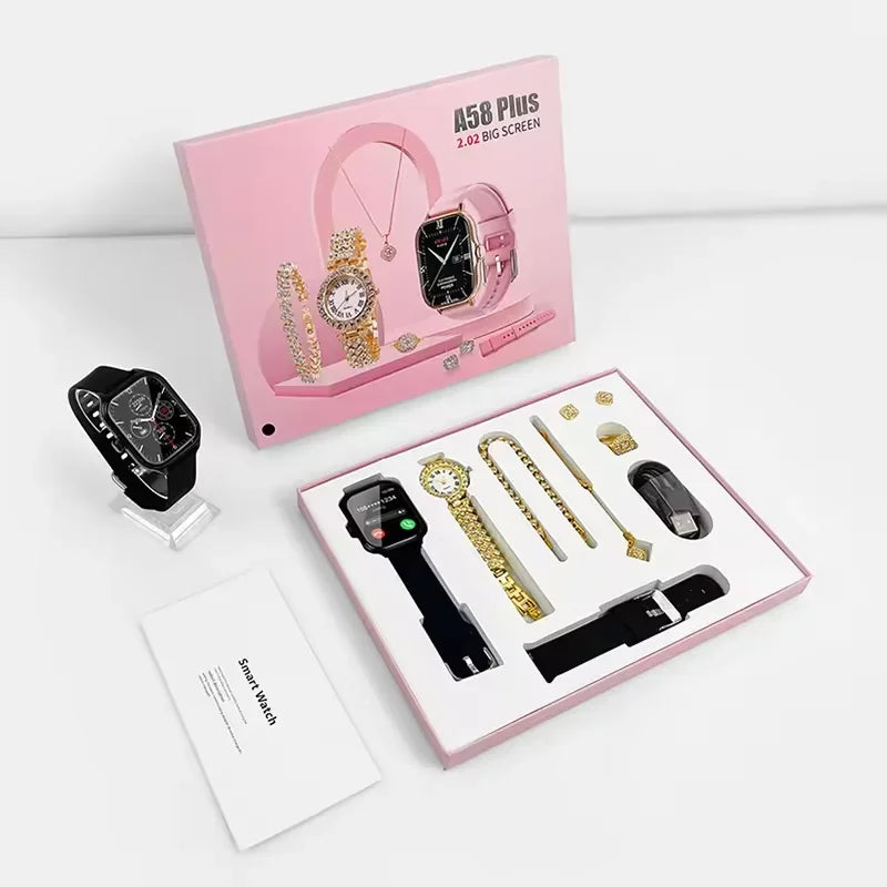 A58 8 in 1 Smart Watch for women