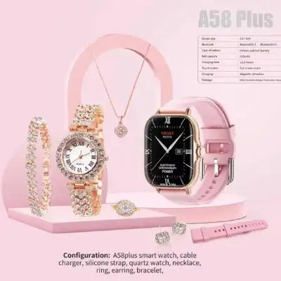 A58 8 in 1 Smart Watch for women